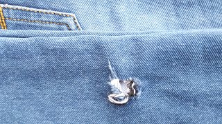 jeans mein rafu kese karen | how to repair jeans hole at home