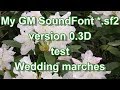 My GM SoundBank v03D - Wedding marches