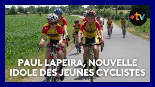 Paul Lapeira, nouveau champion de France de cyclisme, fait rêver les jeunes