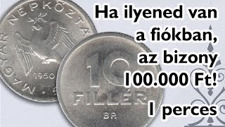 Ha ilyened van a fiókban, az bizony 100.000 Ft! - #1P006 - | Numizmatika 1 percben