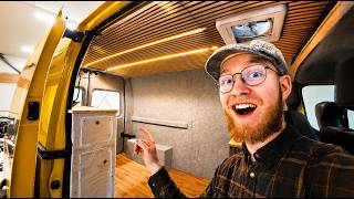 This Van Transformed to a HOME! - DIY Camper Build EP3