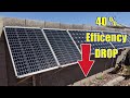 Solar panels are more efficient in winter or summer? 40% Efficiency DROP Yes, heat does affect them!