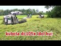 XEM MÁY CẮT LÚA KUBOTA DC105X PHƯỢT LÚA HÈ THU MÙA MƯA BÃO