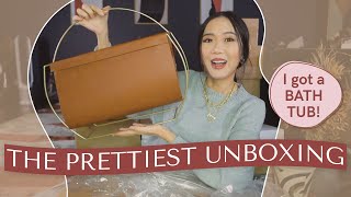 Prettiest Unboxing (I got a bathtub?!?) | Camille Co