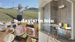 Jeju 2022 Vlog | Self-drive and just endless chilling and eating