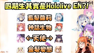 震驚的事實....原來四期生就是Hololive EN( ﾟДﾟ)?!【桐生可可 x 姬森璐娜 x 天音彼方 x 常闇トワ】【Hololive/ホロライブ】【vtuber中文字幕】