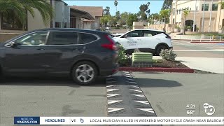 New temporary speed bumps