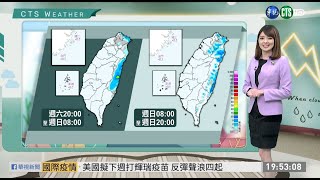 東北季風影響 各地天氣較涼｜華視生活氣象｜華視新聞 20201212