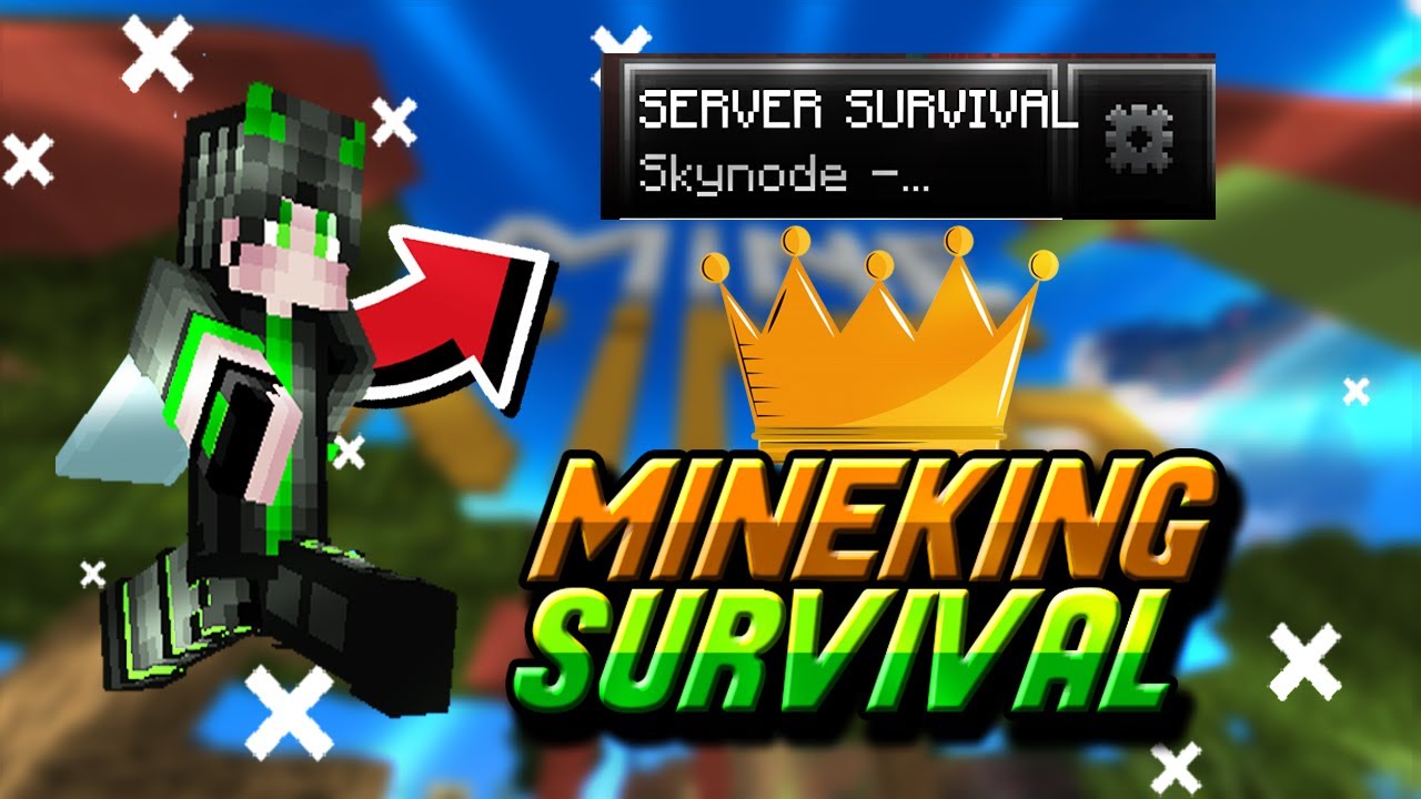 👉El Mejor SERVER SURVIVAL De Minecraft PE 1.16 // 👑MineKing Survival👑 ...