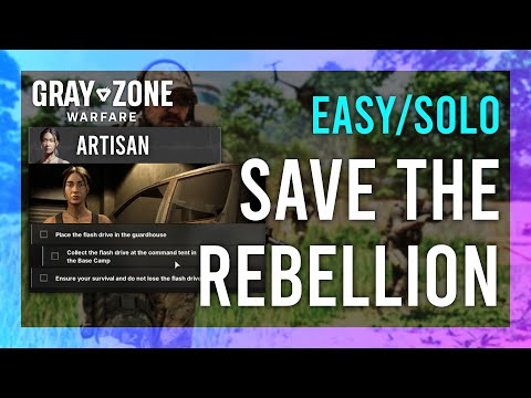 Gray Zone Warfare Save the Rebellion quest guide: How to place the flash drive in the guardhouse in GZW