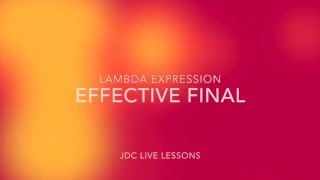 SE6-05 Effective Final