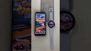 Galaxy watch 4 Vs Phone Speed Test! Who wins? 😈 #shorts #galaxywatch4