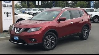 2016 Nissan Rougue SL W/ Leather, Moon Roof, AWD Review| Island Ford