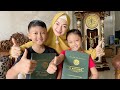 Ekspresi Anak2 mami Ratna Antika saat juara 1 semua subhanallohhh…….