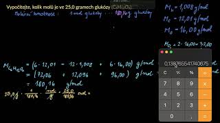 Molární hmotnost a látkové množství (počet molů) | Chemie | Khan Academy