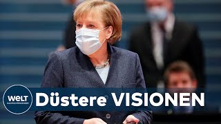 CORONA-PANDEMIE: Covid-Krise bis zum Sommer – Angela Merkel stimmt auf harte Wochen ein