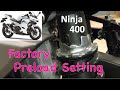 INTRO Ninja 400 Project: Stock Suspension Evaluation & Setup Ep 2