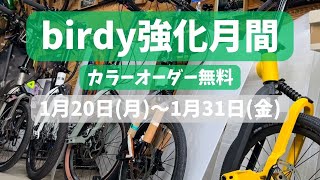 【予告】完全独自企画！birdy強化月間！ペイント無料！1/20〜1/31