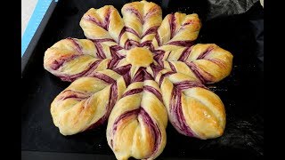 Star Bread - Purple Sweet Potato Bread