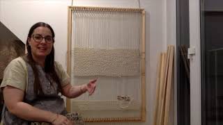 Rug Weaving Workshop Part 2 :  Loom Building & Rug Weaving