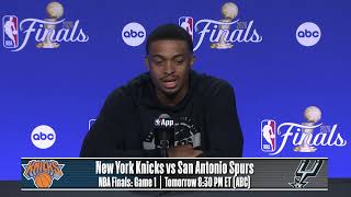 San Antonio Spurs | NBA Finals Game 1 Media Availability Press Conferences