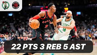 DERRICK WHITE vs TORONTO RAPTORS | 22 PTS - 3 REB - 5 AST - 2 BLK - 3 STL | 02-25-2025 Highlights