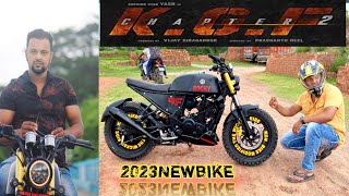 kgf bike modified | FZ modification into KGF | 2023 new model #Kgf #yamaha #modifiedkolkata||