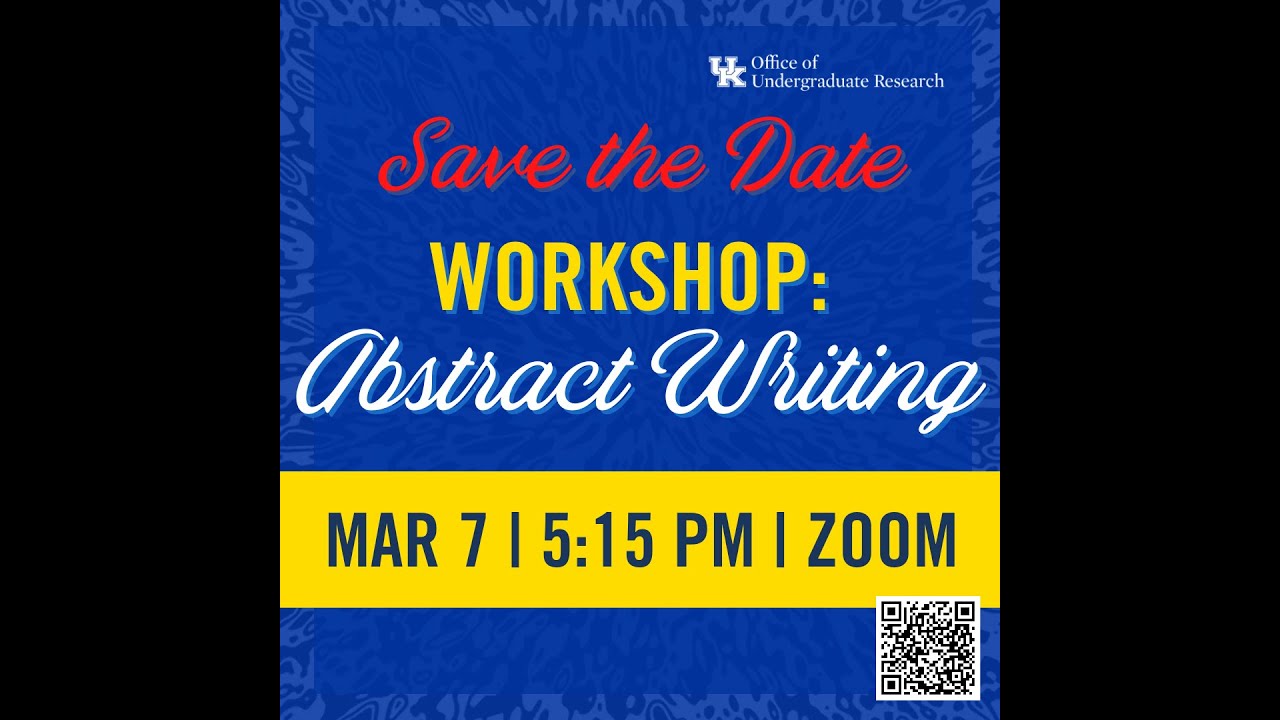 Abstract Writing Workshop - YouTube