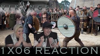 Vikings 1X06 BURIAL OF THE DEAD reaction