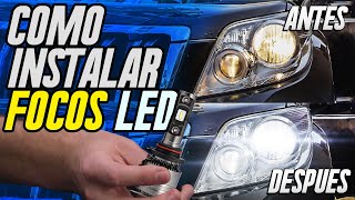 COMO INSTALAR FOCOS LED A MI AUTO O CAMIONETA - DIY INSTALLATION LED HEADLIGHTS