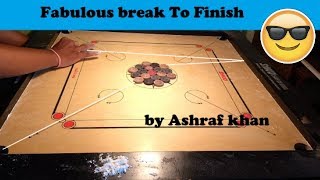 Carrom Fabulous White Slam by Ashraf Khan