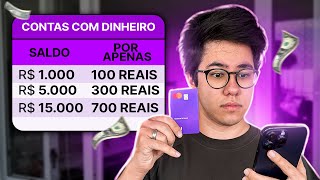 COMPREI UMA CONTA DO NUBANK COM SALDO! CAÍ NO GOLPE?