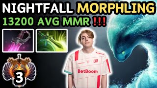 🔥 Rank 3 Nightfall MORPHLING Hard Carry Gameplay 7.37e 🔥1117 XPM Master TIer - Dota 2