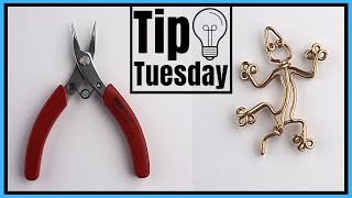 Wire Lizard // Round Nose Pliers // Tip Tuesday Jewelry Making Tutorial