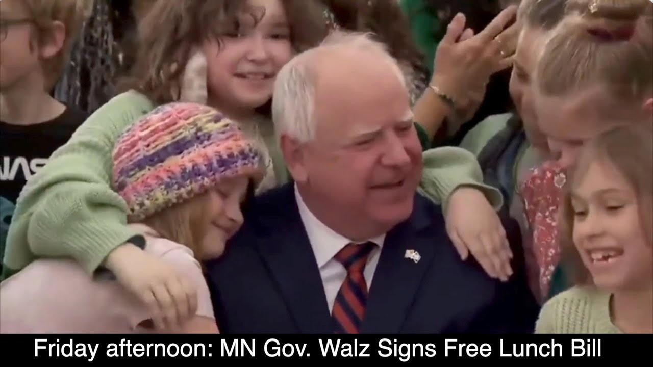 Minnesota Governor Tim Walz Signs Free Breakfast & Lunch For Students ...