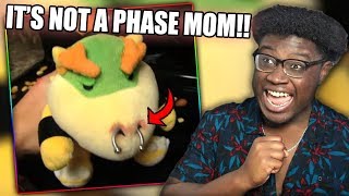 BOWSER JR. BECOMES EMO! | SML Movie: Bowser Junior Gets His Nose Pierced Reaction!