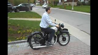 1948 BSA M33 in Montreal Canada Spring 2021