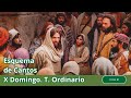 Esquema de Cantos X Domingo del tiempo ordinario / Ciclo B