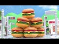 【tomica】emergency catch a hamburger thief story for kids vehicles police eng sub u0026 dub