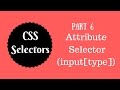 CSS Selectors Tutorial (Part 6) - Attribute Selector