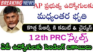 ఏపీ ప్రభుత్వ ఉద్యోగుల కొత్త పీఆర్సీ కి చైర్మన్ | 30% తో ఉద్యోగులకు మధ్యంతర భృతి | AP Employees news|