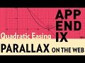 Parallax on the Web (Appendix1) -  Quadratic Easing