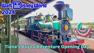 Walt Disney World Railroad 2024 Complete Ride in 4K on Tiana's opening day | Magic Kingdom WDW