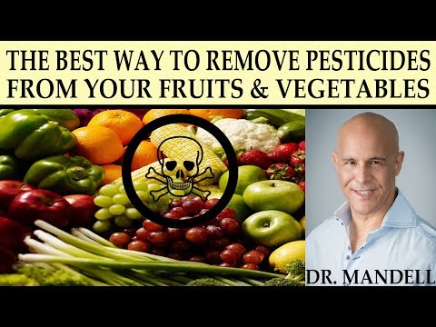 How can we prevent pesticides in vegetables?