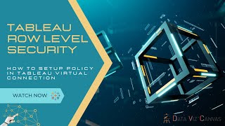 Tableau Centralised Row Level Security