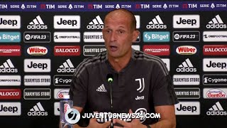 Conferenza Allegri pre Juventus-Roma: “Bonucci non sarà convocato. Milik può partire dall'inizio"