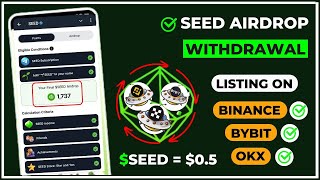 SEED Airdrop Withdrawal || How To Check and Claim Your SEED Airdrop Allocation #seed #seedairdrop