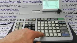 E050 DETAIL memory full Casio SE-S3000 / PCR-T2100 / PCR-T2300 / PCR-T2400 Cash Register