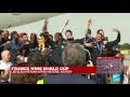 french players land in paris after world cup victory