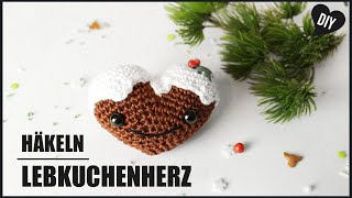 Lebkuchenherz häkeln | Weihnachten Amigurumi & Verlosung - DIY by Pfirsichteufel